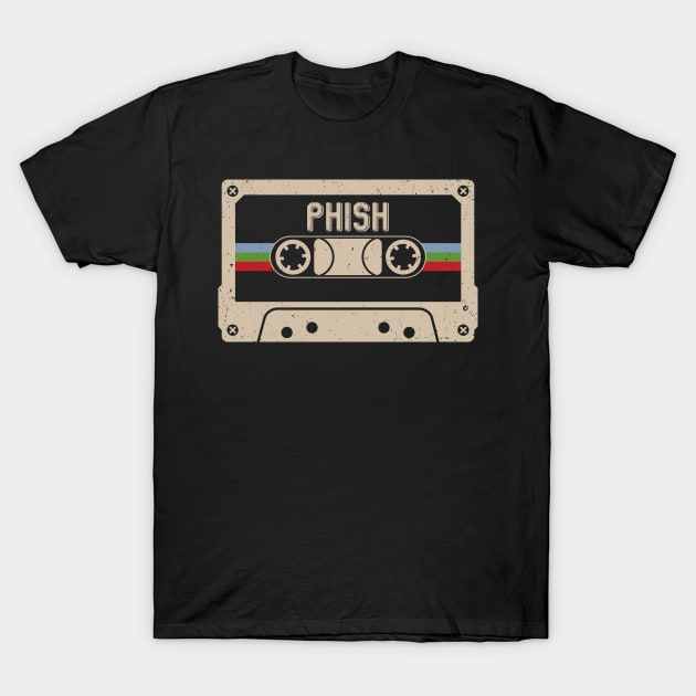 Personalized Phish Name Birthday Vintage Cassette Tape T-Shirt by Horton Cyborgrobot